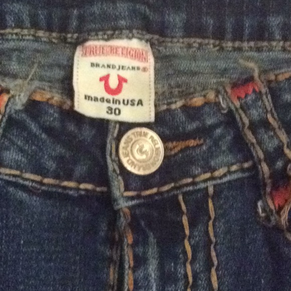 Distressed True Religion Joey jeans size 30 women - Picture 5 of 8